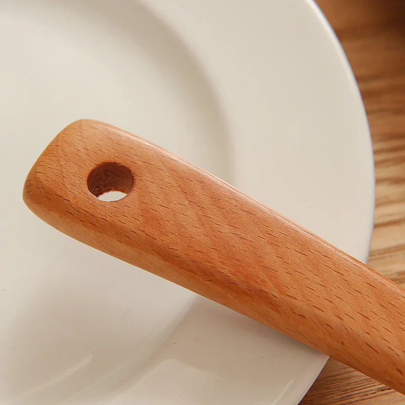 ORZ деревянная ложка для супа Черпак соус ковш каши ложка-Лопатка риса деревянный