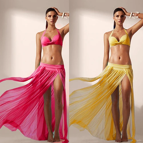 Горячая новинка модная женская одежда бикини накидка юбка Сексуальная Пляжная