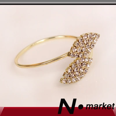 12 шт. Сингапур специальное кольцо с бриллиантами для салфеток два блестящих