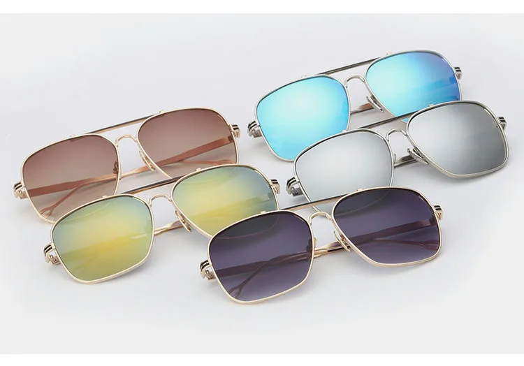 2017 New прибытие Площадь Superstar Солнцезащитные Очки женские/мужские Мода Марка