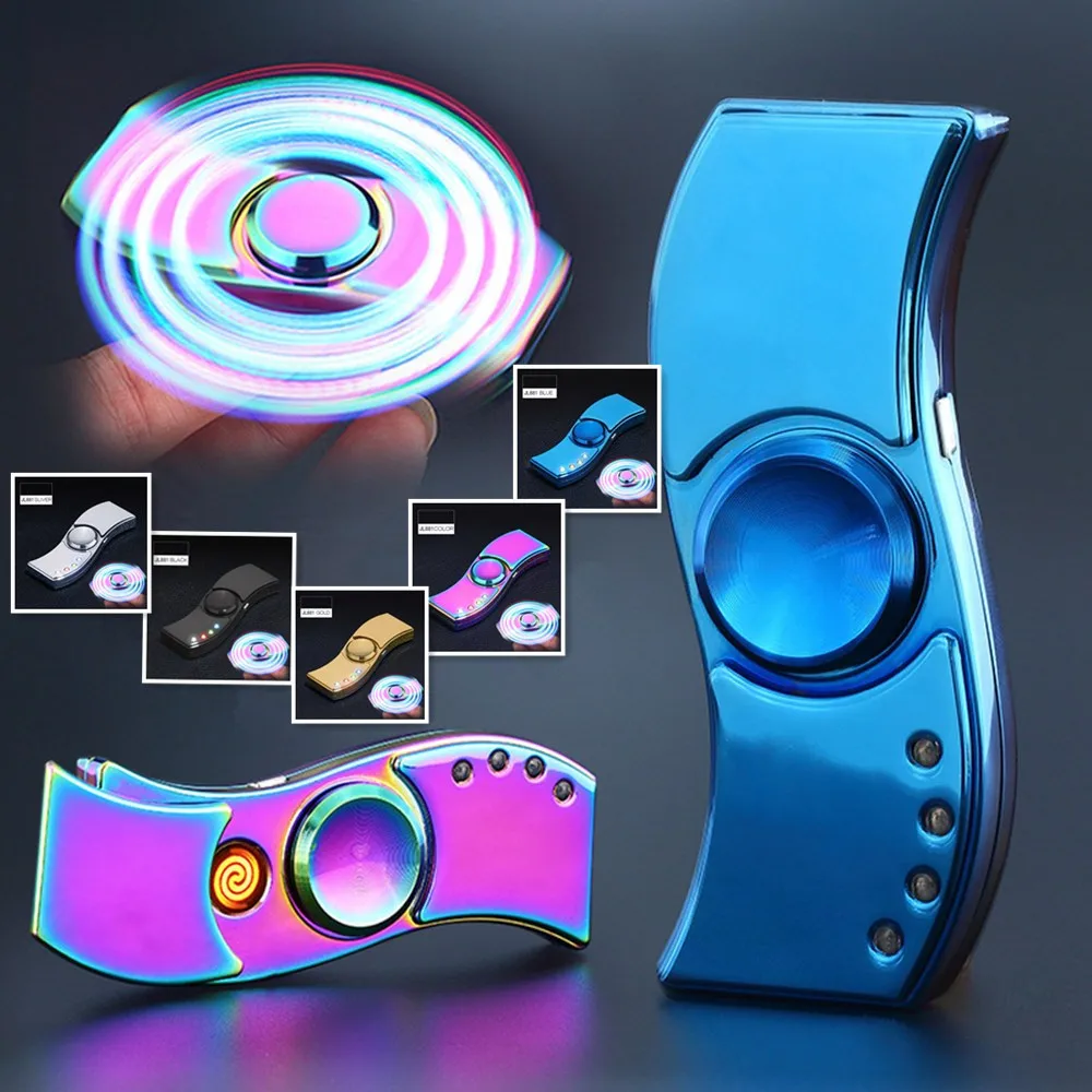 Светодиодный Непоседа счетчик легче цинковый сплав USB Электрический