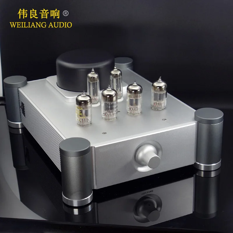 HiFi ламповый предусилитель см Wada Shigeho Классическая схема 12AX7 ECC83 + 12AU7 ECC82 улучшена