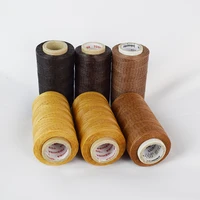 260 meters 1mm 150d wax thread cotton cord string strap leather sewing accessoires de couture handcraft diy herramienta sew line