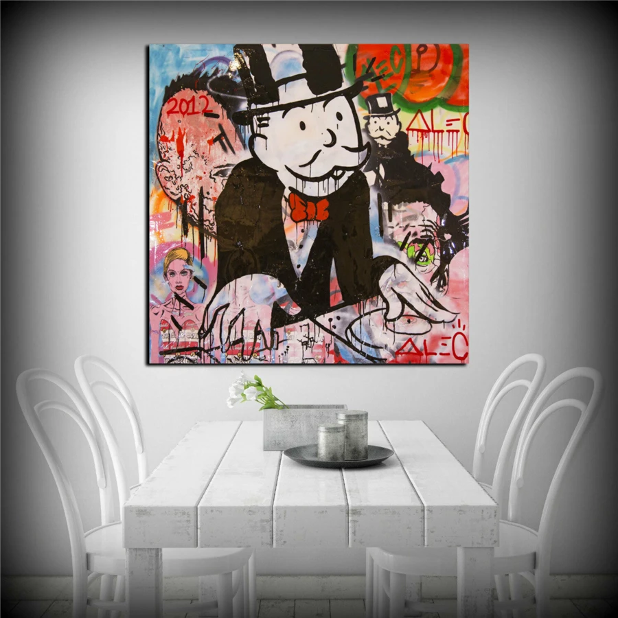 Alec Monopolys DJ HD Wall Art Холст с печатью постера живопись декоративная картина для офиса