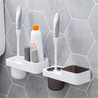 bathroom punch free toilet brush holders wall mounted single brush cup holders suite bathroom hardware accessories