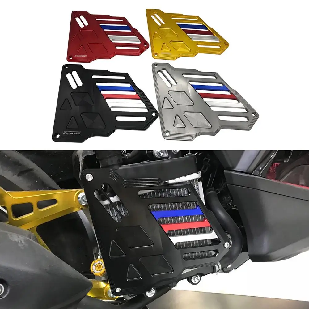 Мотоцикл с ЧПУ алюминиевая решетка радиатора Защитная крышка- для YAMAHA Aerox155 NMAX& NVX 155 150 125 аксессуары резервуар для воды