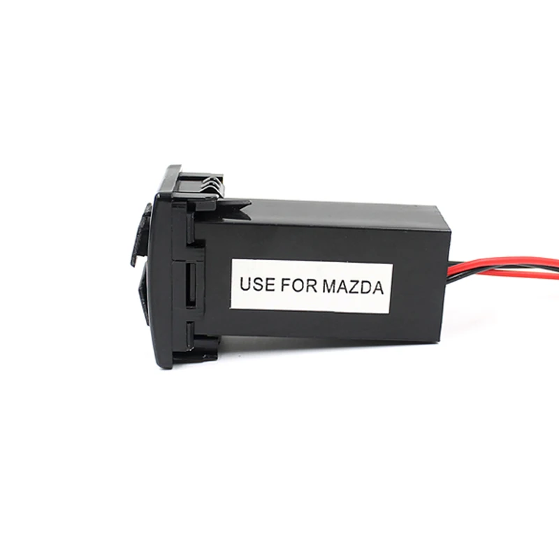 Двойной Переходник USB для зарядки в машине приборной панели крепление быстрое