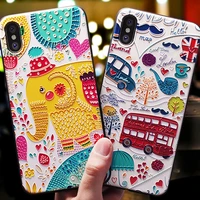 flower case for huawei p10 p20 p9 p20 pro lite 3d relief soft silicone back cover cases for huawei p20 cell phone case fundas