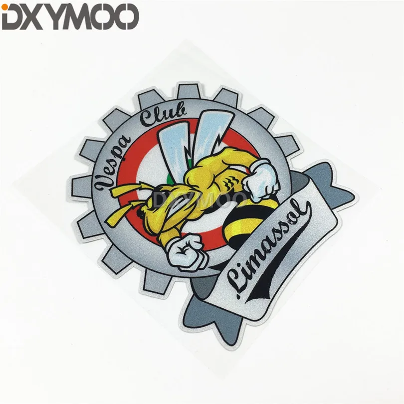 Мотоцикл велосипед шлемы наклейки Чемодан чехол наклейка для Vespa клуб Мощность