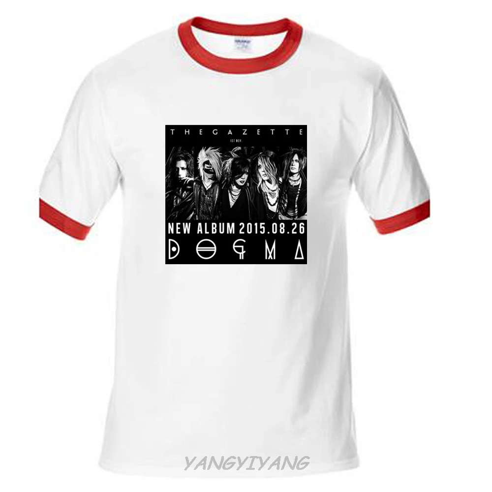 Футболка The Gazette Dogma Japan Metal Rock Band черная мужская летняя модная футболка футболки с