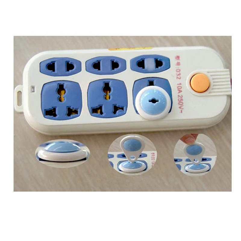 Новинка 6 шт. детская Защитная крышка розетки Детская электрическая розетка