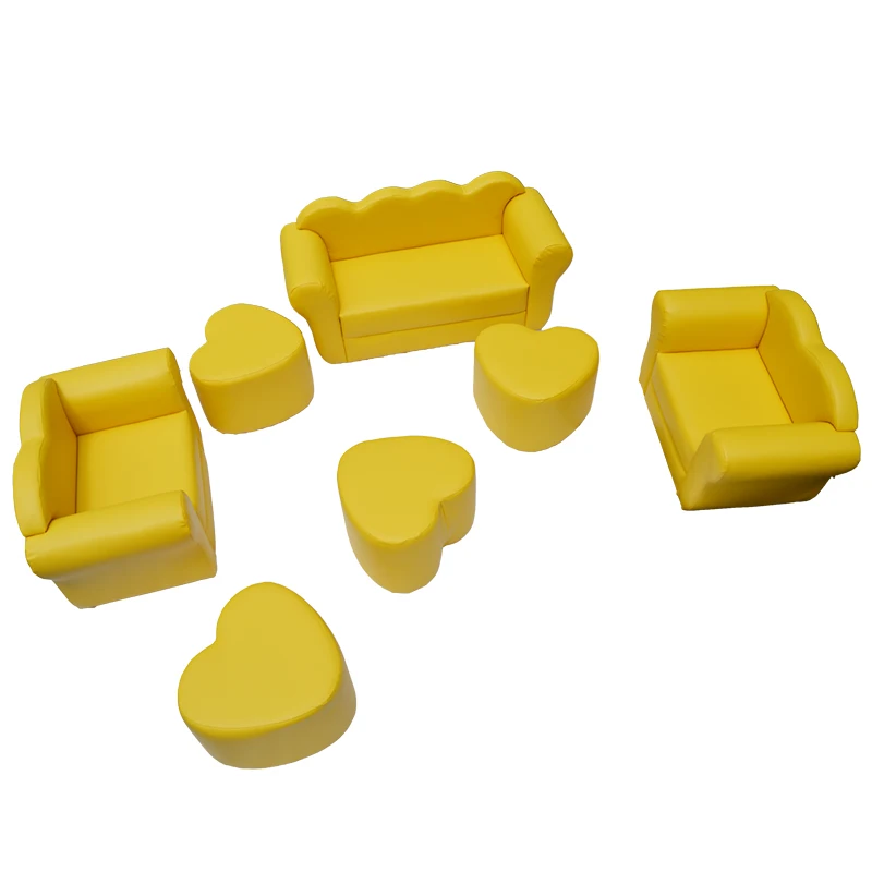 YLWS203 Экологичные полиуретановые мягкие стулья диван для детей развивающий