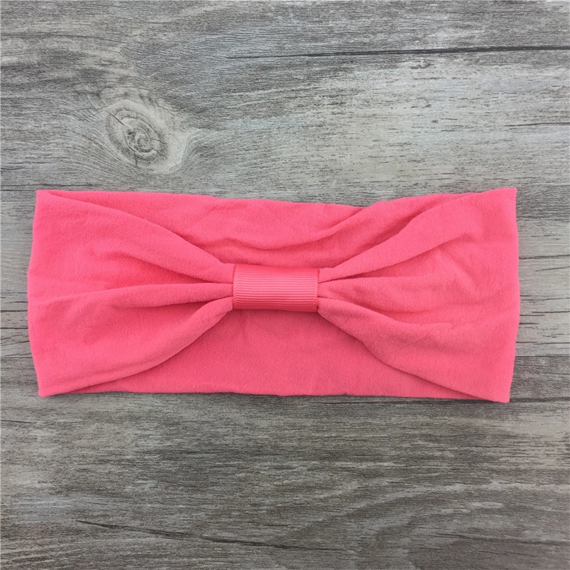 Модная повязка на голову для девочек милый бант эластичная резинка волос цельный