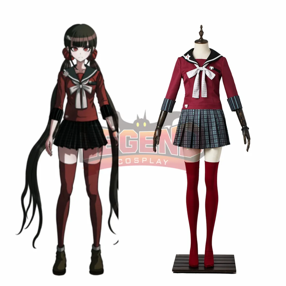 Danganronpa V3: убийство Harmony Harukawa Маки Косплэй костюм для взрослых на Хэллоуин