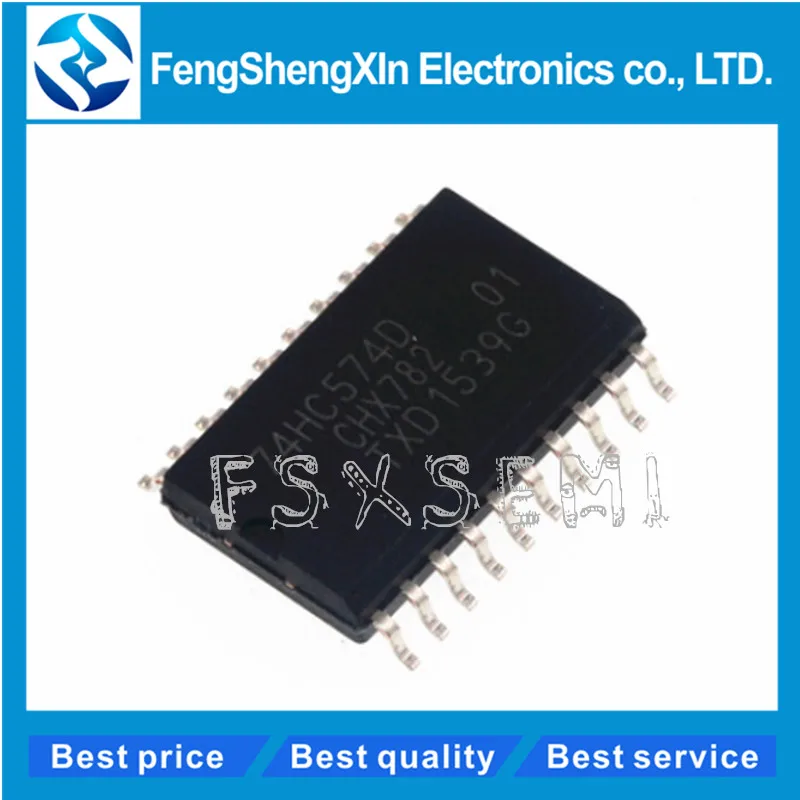 10 шт./лот 74HC574D 74HC574 SOP20 7.2MM цифровой логический чип|Интегральные схемы| |