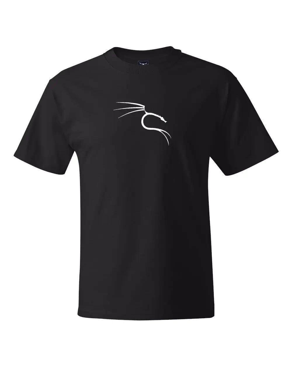 Мужские футболки с открытым исходным кодом Kali Linux Dragon Logo повседневные брендовые