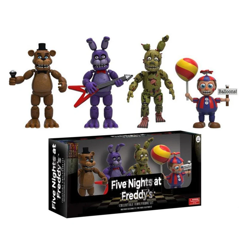 Five Nights at Freddy's Toys 8 видов стилей Бонни Чика цыпленка Фокси оголенные эндоскелет