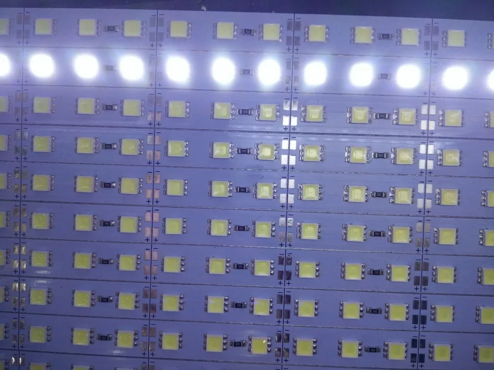 10 шт. * 50 см высокий люмен 5050 светильник s оптовая продажа с завода DC12V 36 SMD5050 Светодиодная жесткая жестсветодиодный светодиодная полоса светильник сверхъяркий