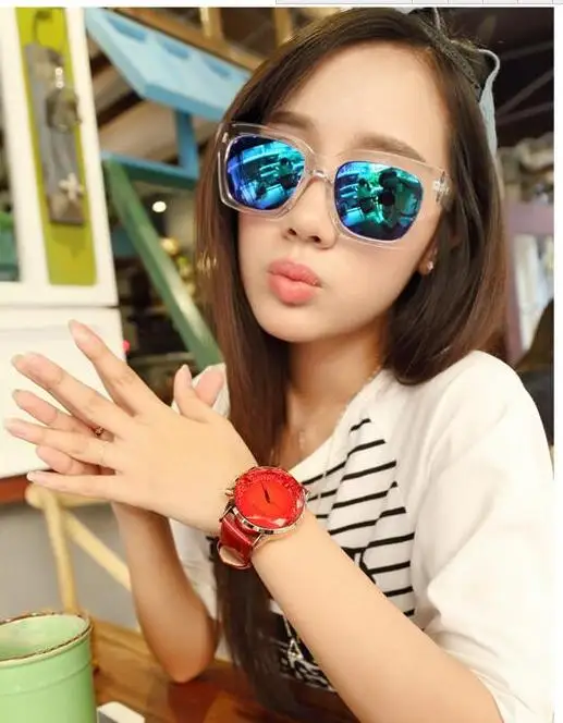 4 вида цветов хит продаж роскошные брендовые часы женские наручные с большим