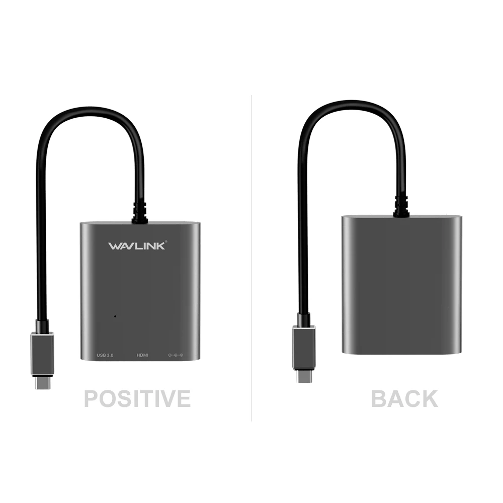 Новый алюминиевый usb концентратор Wavlink с внешним питанием USB 3 1 Type C Gen 2 Hub Super Speed USBC