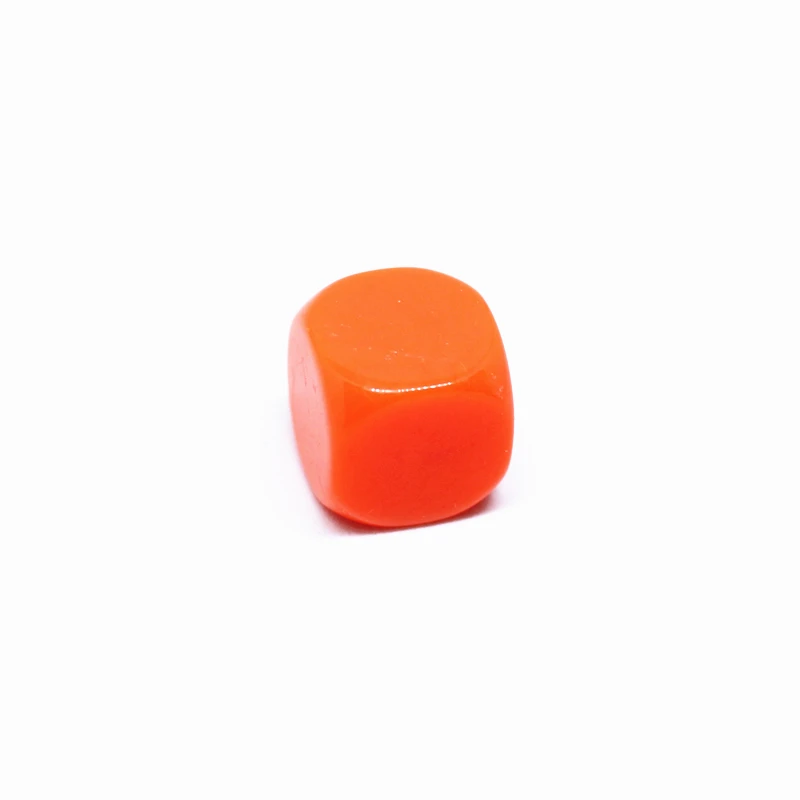 

6 Pieces / Set of Foreign Trade New Products 16MM Rounded Glossy Dice Blank Dice