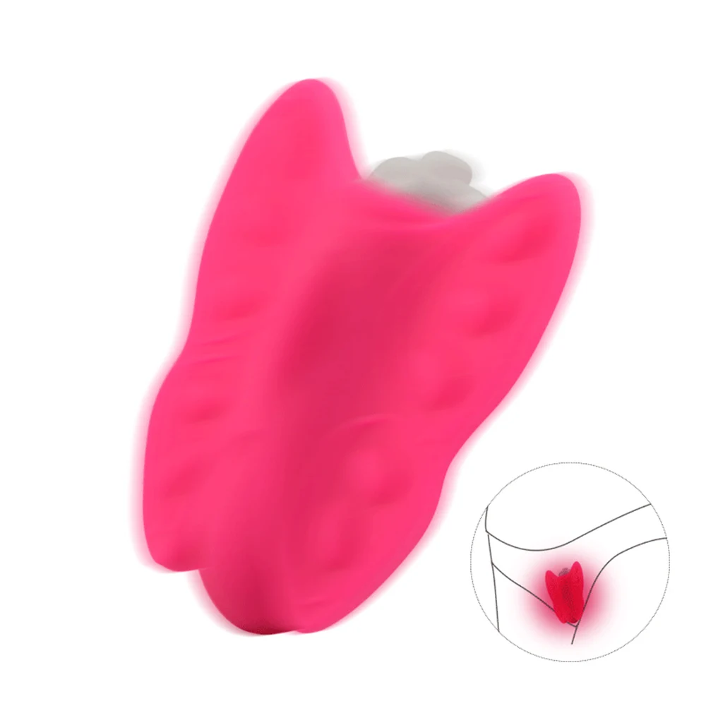 Невидимая Вибрирующая вагинальный клиторальный силикон носимые Вибраторы Секс