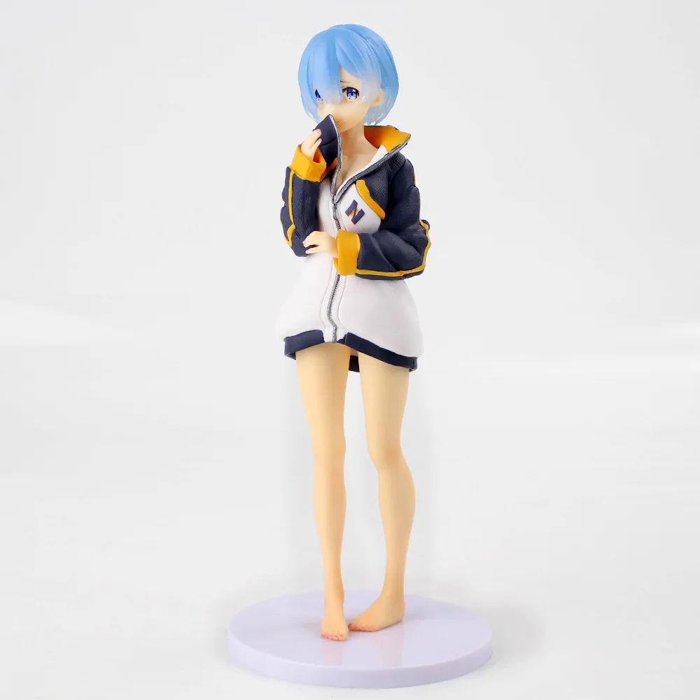 23 см Re Zero Rem фигурка школьная форма модель игрушки