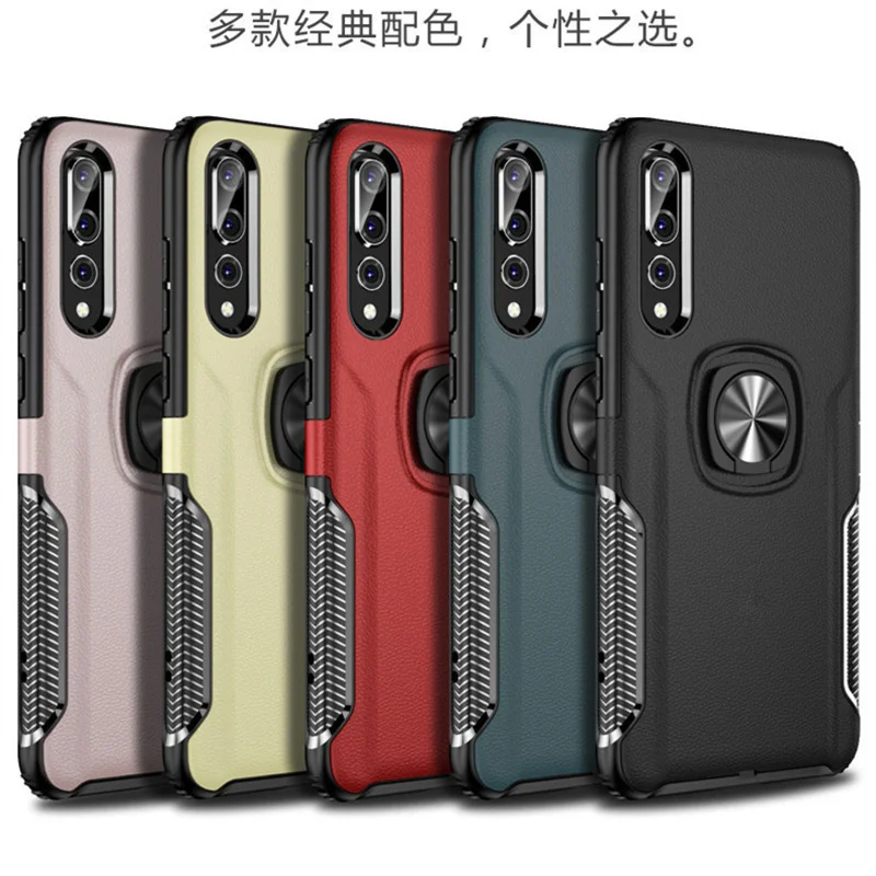 Чехол для Huawei P20 Pro Lite P20Pro роскошный магнитный автомобильный держатель чехол Nova 3e