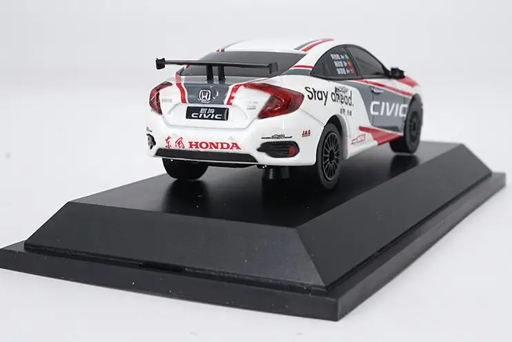 Оригинальные 1:43 Масштаб сплава гоночная модель, высокая моделирования Honda Civic, металлические отливки, коллекция модель игрушечного автомобиля