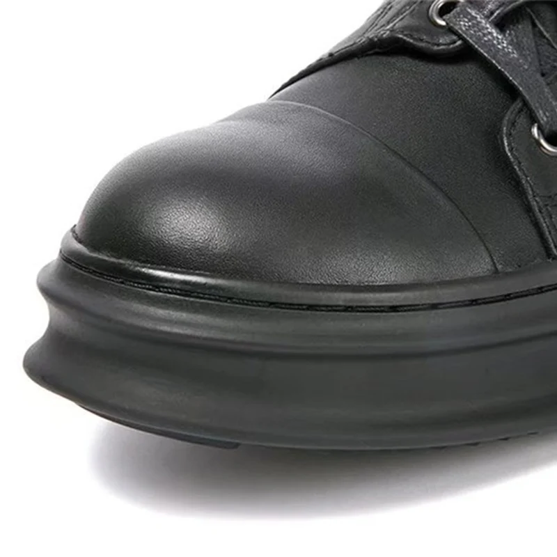 Мужская обувь 2021 Новинка роскошные высокие кроссовки на молнии из натуральной