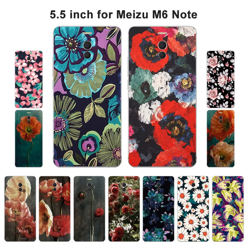 Чехол для Meizu M6 Note/Blue Charm Note 6 Note6 мягкий силиконовый чехол из ТПУ телефона