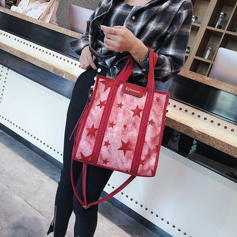 Модная женская сумка звезда большая емкость роскошные сумки женские