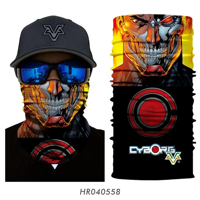 HR040558 3D бесшовная бандана Марвел из Мстителей маска для лица на открытом воздухе спортивный волшебный шарф шеи Gaiter Велоспорт Пешие Прогулки беговая Лыжная маска-Балаклава - Цвет: HR040558