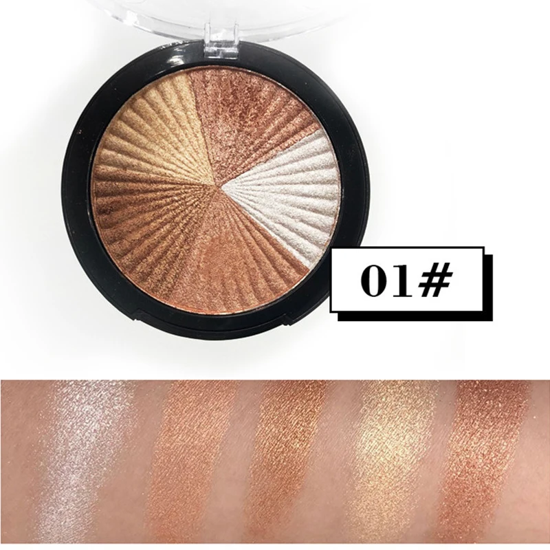 Glow Kit хайлайтер макияж Мерцающий Порошок хайлайтер палитра база осветитель изюминка лица Контур Золотой бронзатор