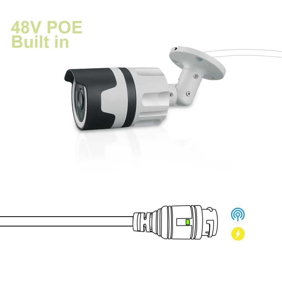 ZSVEDIO камеры наблюдения IP камера Seetong Full HD 5MP POE аудио onvif H.265 Двусторонняя сеть