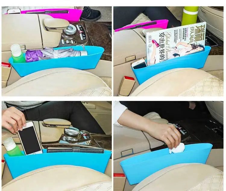 

Сжатый ящик для хранения мусора автомобиля сидение щелевая автомобильная коробка для хранения 37*11 см Бесплатная доставка