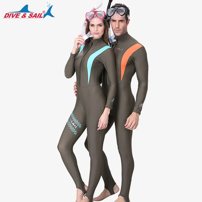 Бренд анти УФ одежда лайкра Dive Skin гидрокостюм для взрослых Рашгард Одна деталь