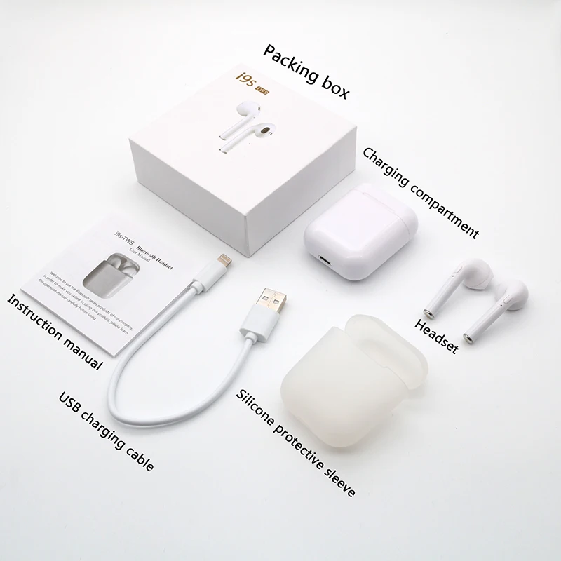 I9S изготовленный на заказ продукт цветной рисунок Bluetooth наушники Близнецы стерео