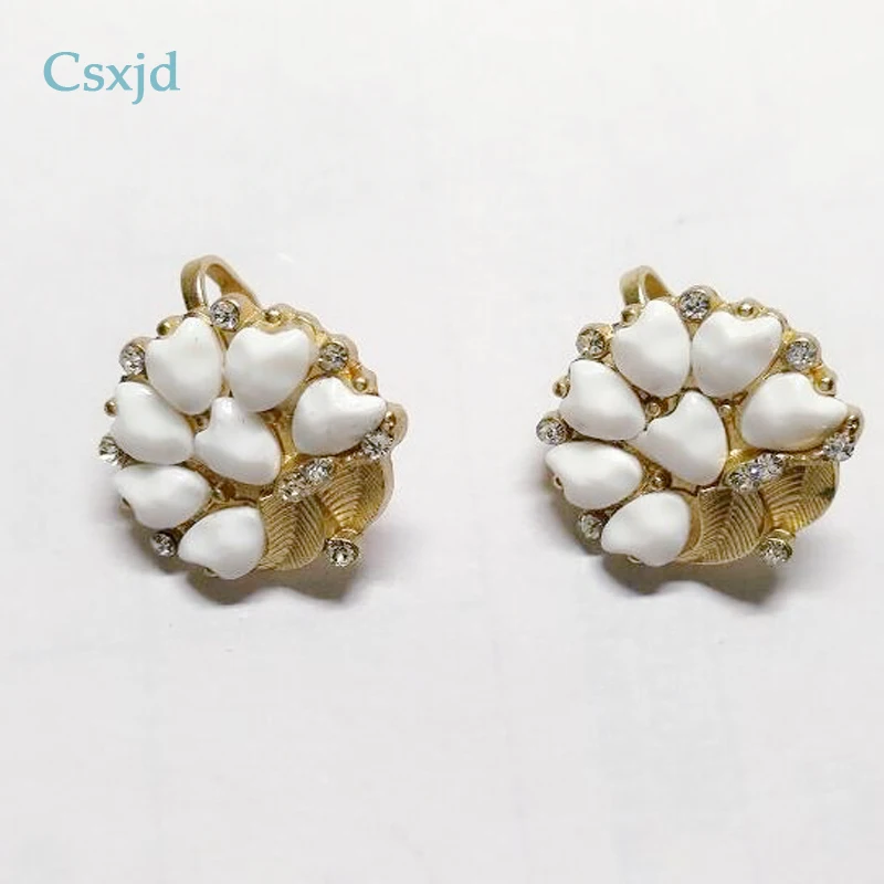 Женская Винтажная брошь в форме лилии CSxjd Элегантная Брошь неправильной формы из