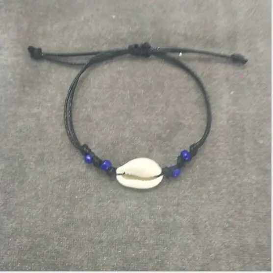 1pc Hot Sale Handmade Natural Seashell Hand Knit Bracelet Shells Bracelets Accessories Beaded Strand 8196 | Украшения и