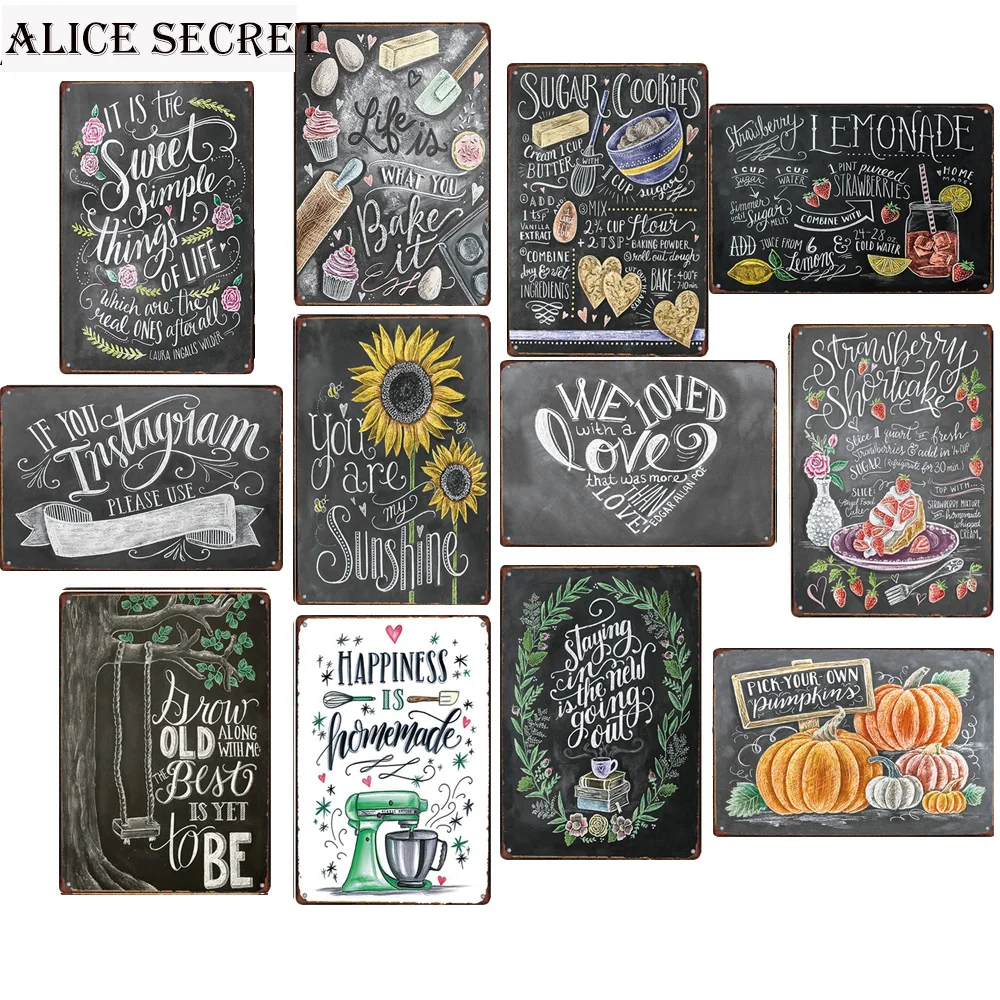 Новый Декор для дома цветок металлические жестяные знаки кафе магазин солнечный