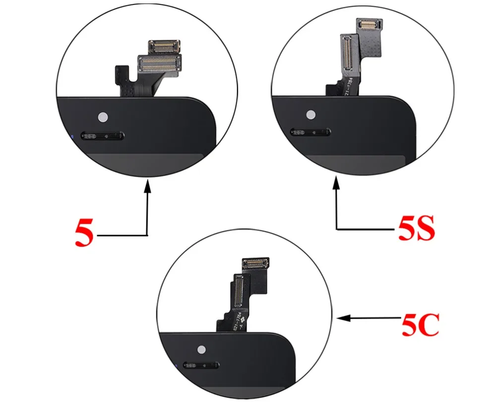 SANKA для Iphone 4 4s 5 5S 6 S A1332 ЖК-экран сенсорный экран дигитайзер сборка Замена Запчасти