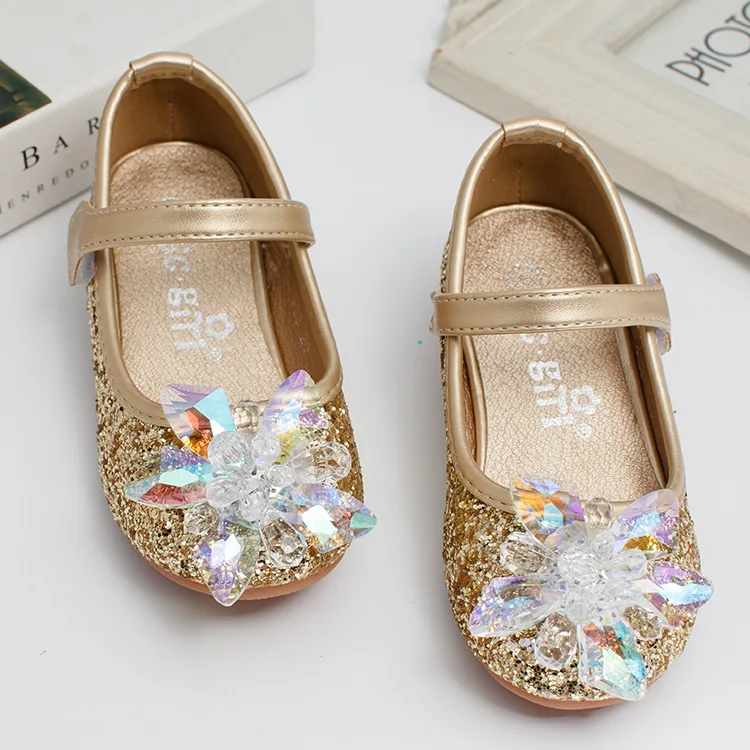 2018 модная обувь принцессы для девочек выступлений Студенческая обувь|princess girl