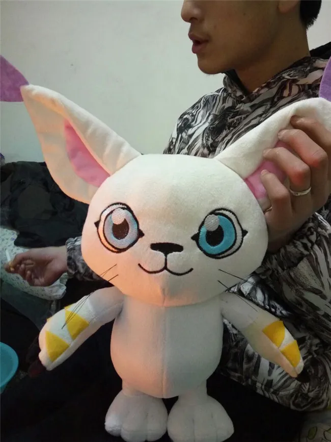 45 см Цифровой Монстр Tailmon Плюшевые игрушки Аниме дигимон Приключения фигурка