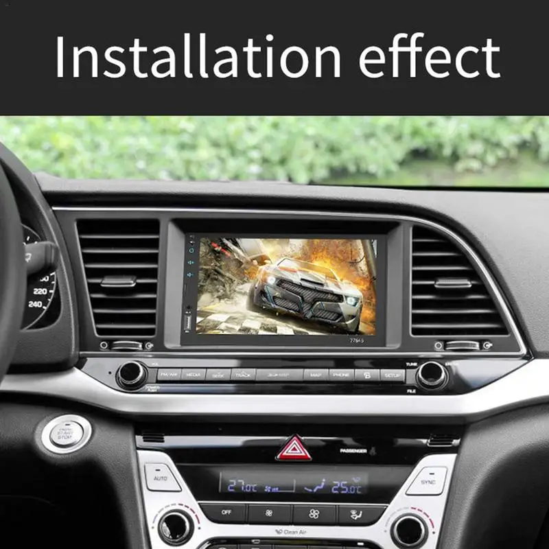 Авто радио автомобиля MP3 карты плеер 7 дюймов HD Bluetooth Вызов MP5 7764B|MP4 и плееры для