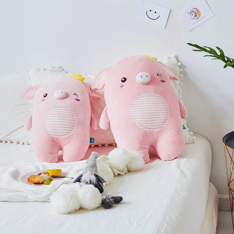 Лежащая на земле Мягкая игрушка &quotпоросенок&quot Кукла подушка мягкая кукла