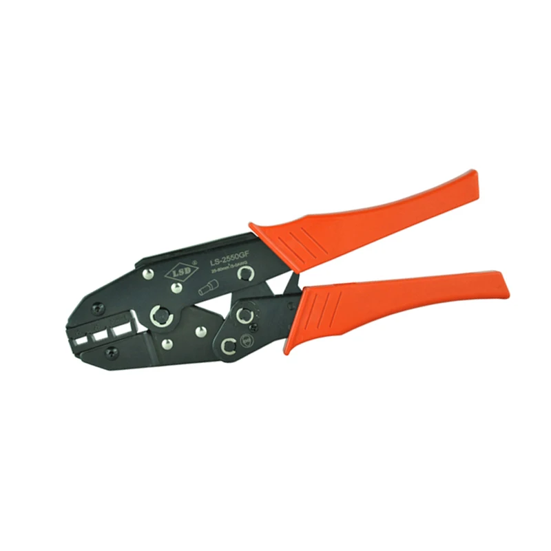 Ratchet Crimping hand Tools LS-2550GF for cable bootlace ferrules 25-50mm2/4-1AWG crimper pliers | Инструменты