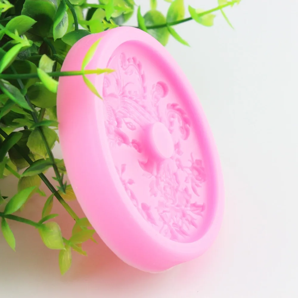 Классические Силиконовые формы для помадки с павлином форма торта печенья 3D