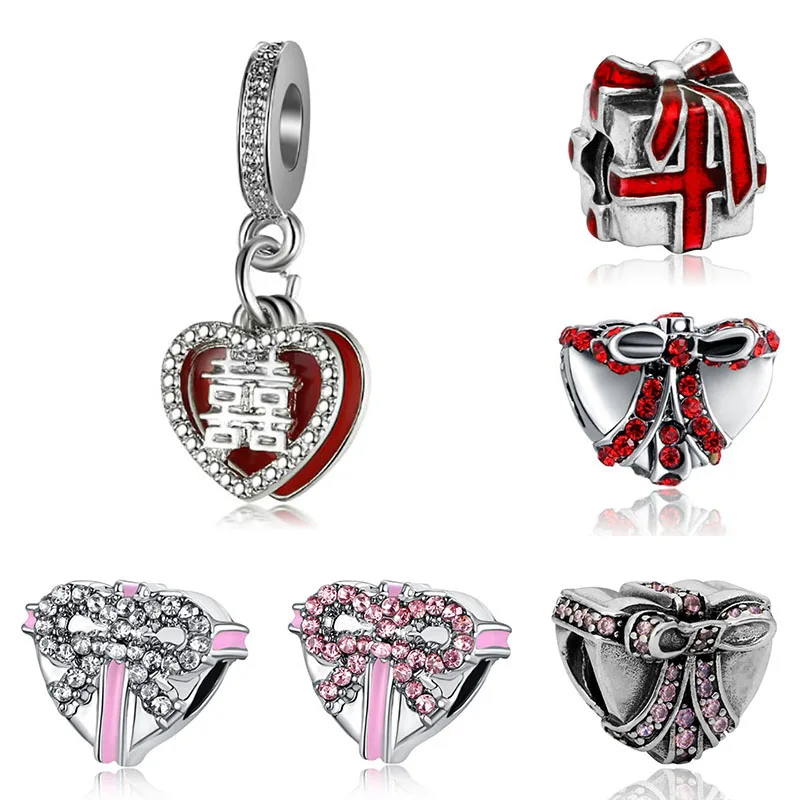 Оригинальный браслет pulsera charms plata de ley бусины для изготовления ювелирных изделий