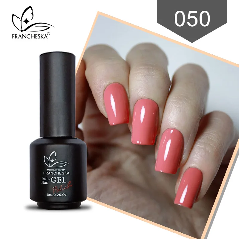 Francheska 050 Горячая Распродажа, Гель-лак для ногтей, замачиваемый Гель-лак для ногтей, Гель-лак, УФ-гель, стойкий лак для ногтей, hybrydowe unas off white, лак - Цвет: Francheska 050